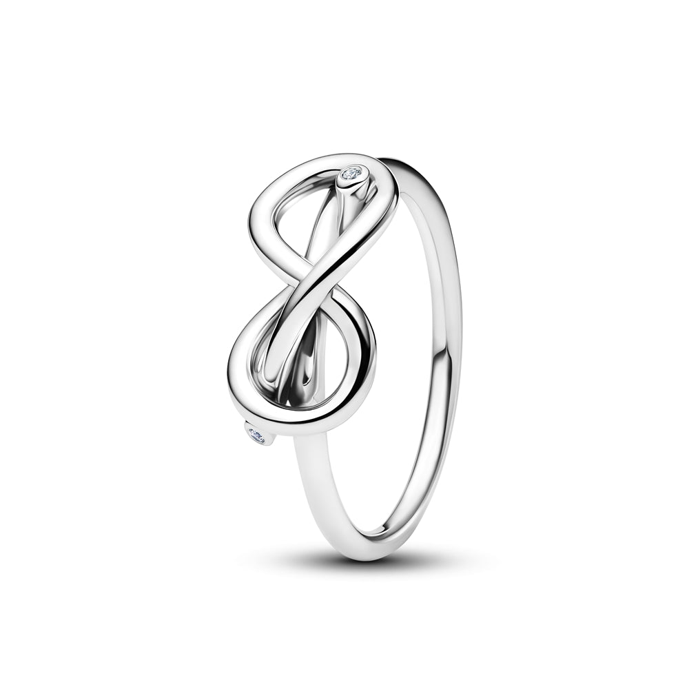 Pandora Silver Infinity Knot Ring