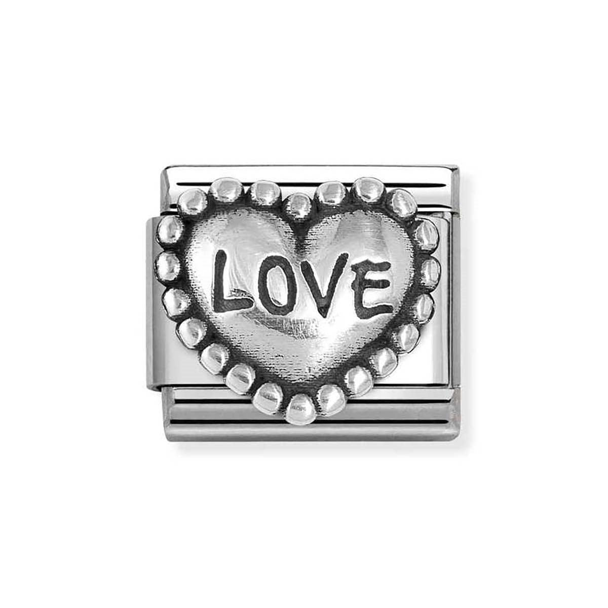 Nomination Dotted Heart Charm