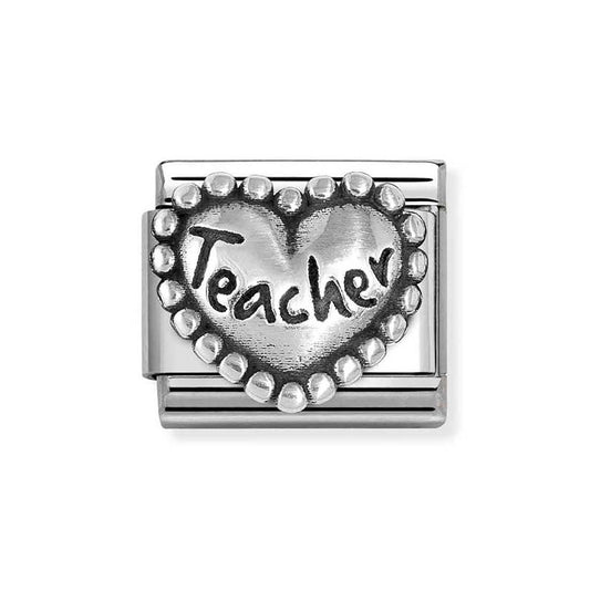 Nomination Dotted Teacher Charm