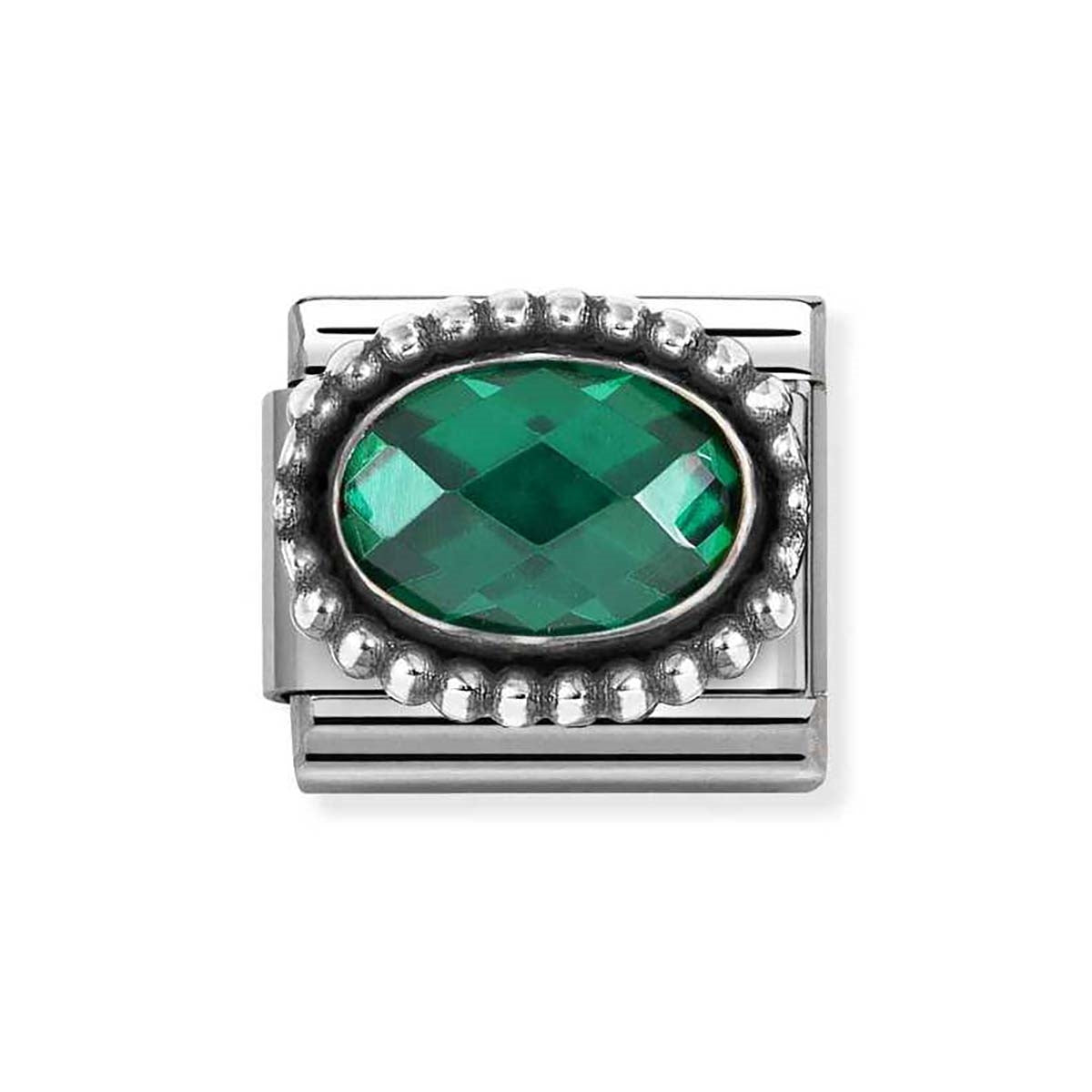 Nomination Emerald Green Stone Beaded Charm