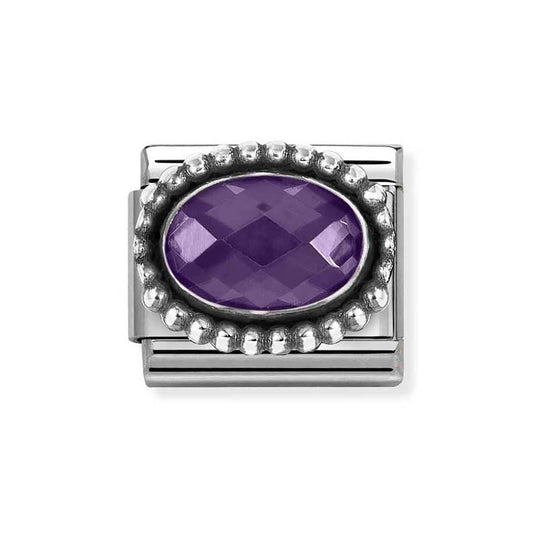 Nomination Purple Stone Beaded Charm