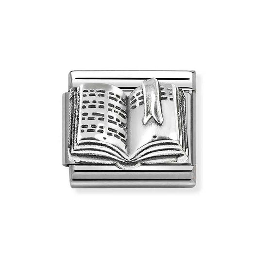 Nomination Silver Book Charm