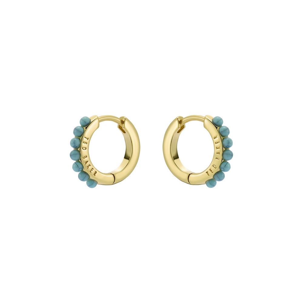 Ted Baker Gold Persia Turquoise Huggies