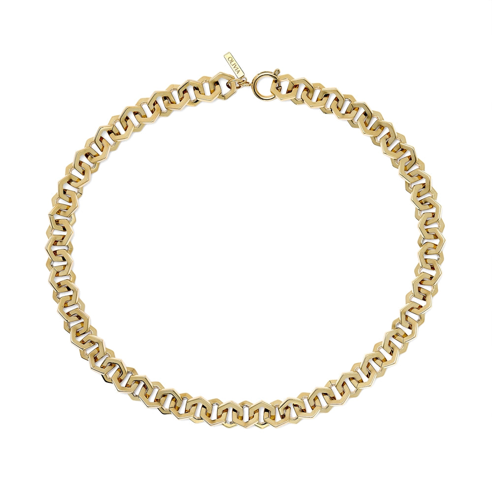 Olivia Burton Honeycomb Gold Necklace