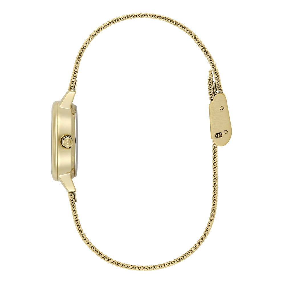 Olivia Burton Gold Mini Classic Green Watch