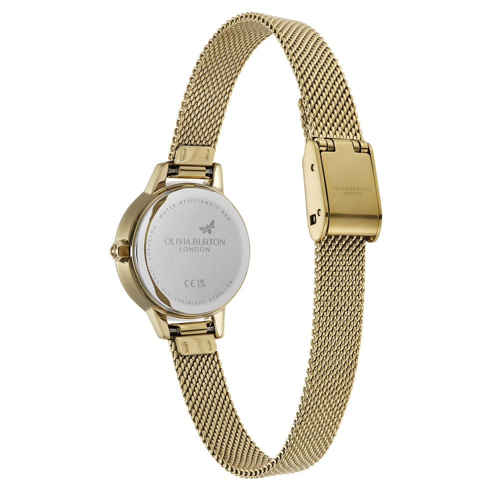 Olivia Burton Gold Mini Classic Green Watch