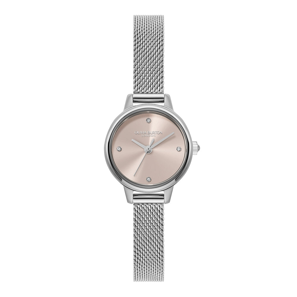 Olivia Burton Mini Classic Primrose Pink Mesh Watch