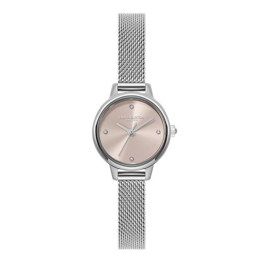 Olivia Burton Mini Classic Primrose Pink Mesh Watch