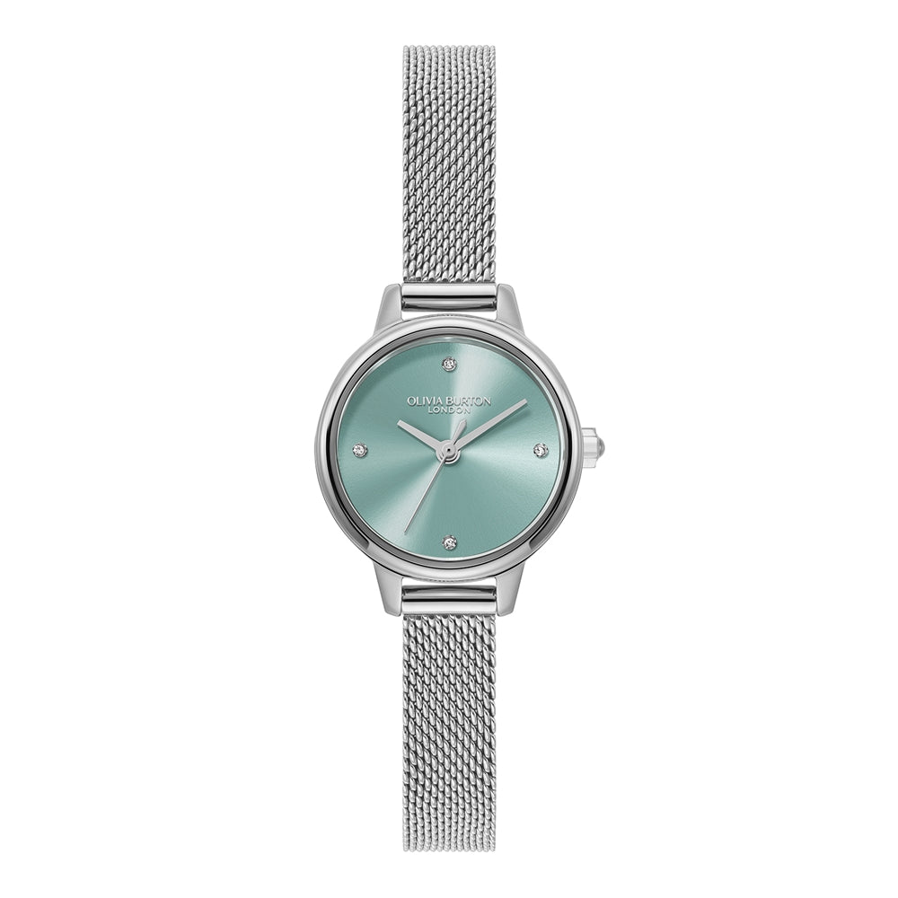 Olivia Burton Mini Classic Turquoise Mesh Watch