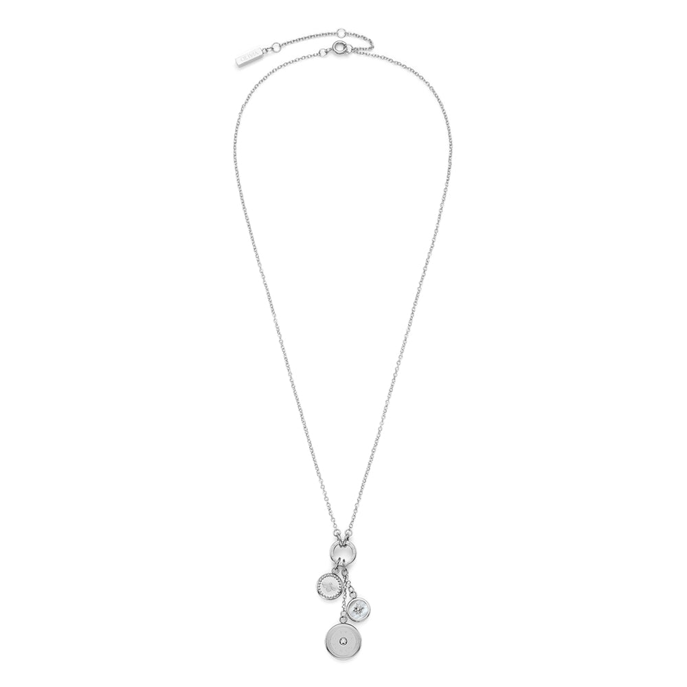 Olivia Burton Silver Multi Charm Necklace