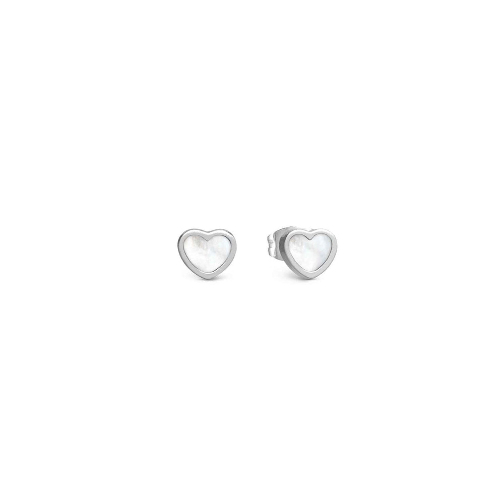 Nomination Emosfere Mother of Pearl Heart Stainless Steel Earrings
