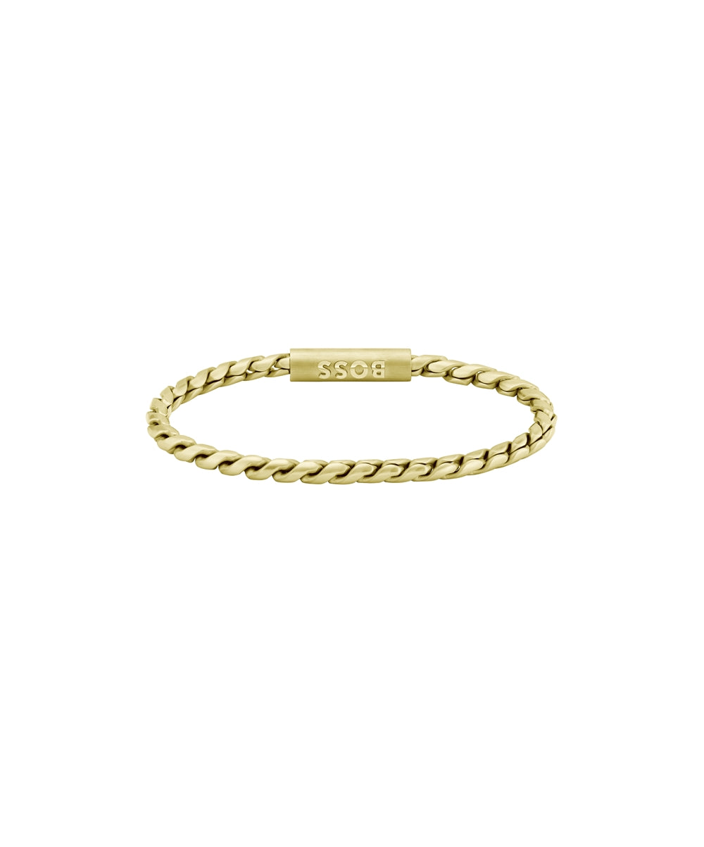 Boss Gold Doran Braided Bracelet
