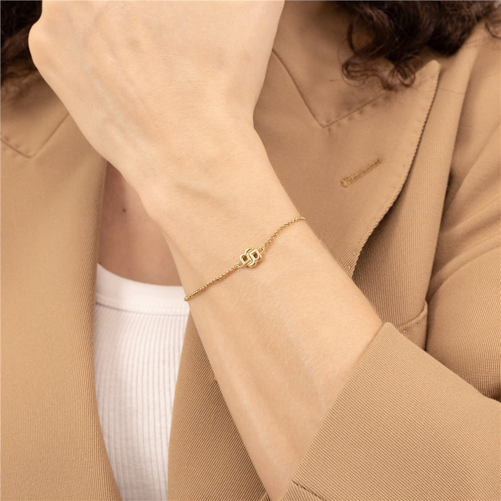 Boss Gold Double B Petite Bracelet