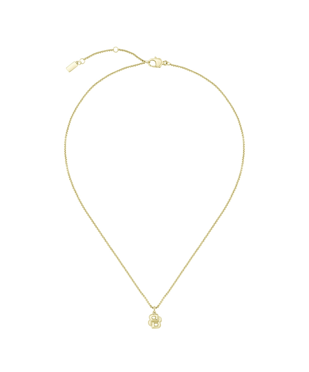 Boss Gold Double B Petite Necklace