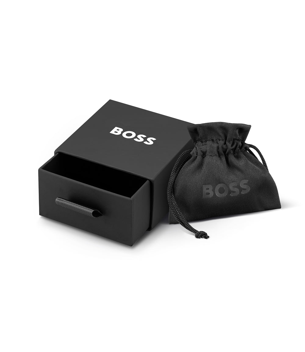 Boss Gold Live Hoop Earrings