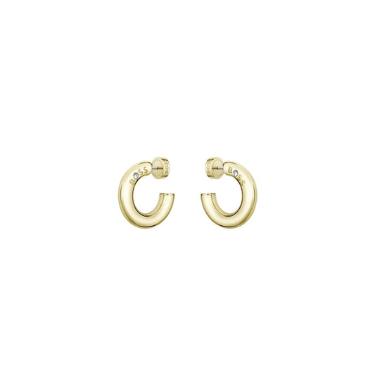 Boss Gold Live Hoop Earrings
