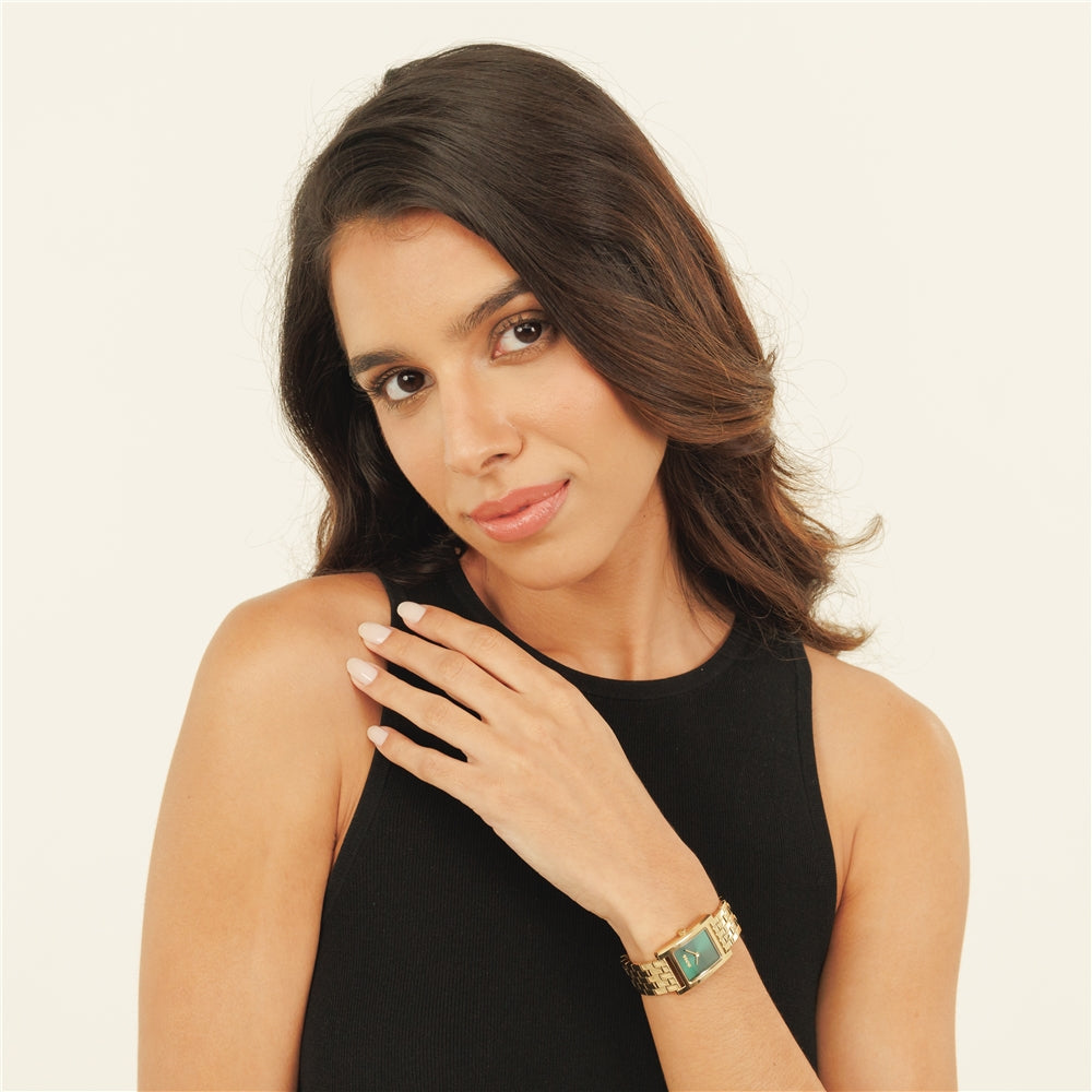 Boss Gold Green Lucy Watch