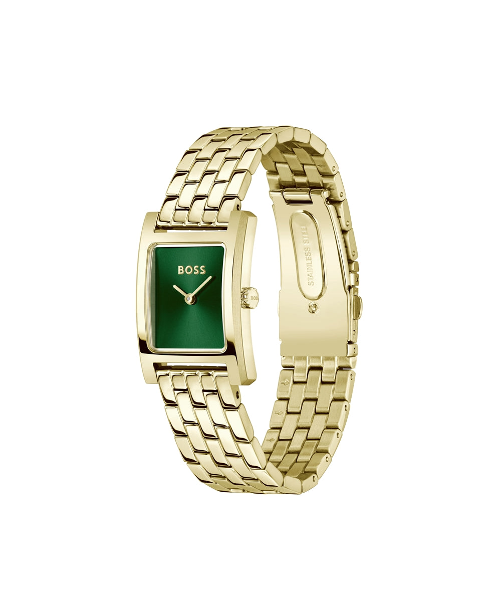 Boss Gold Green Lucy Watch