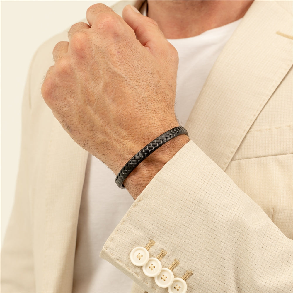 Boss Black Tailored Herringbone Cuff