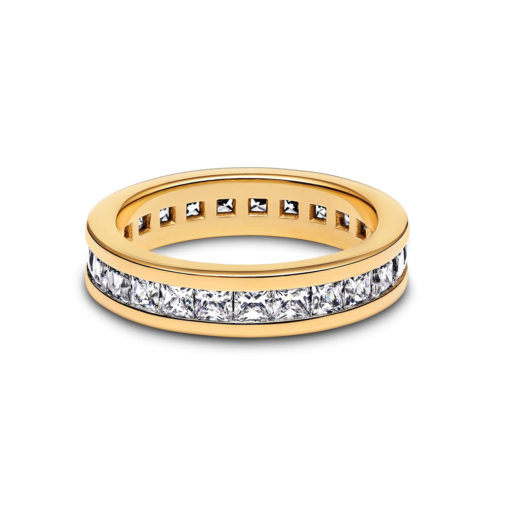 Pandora Gold Eternity Channel Ring