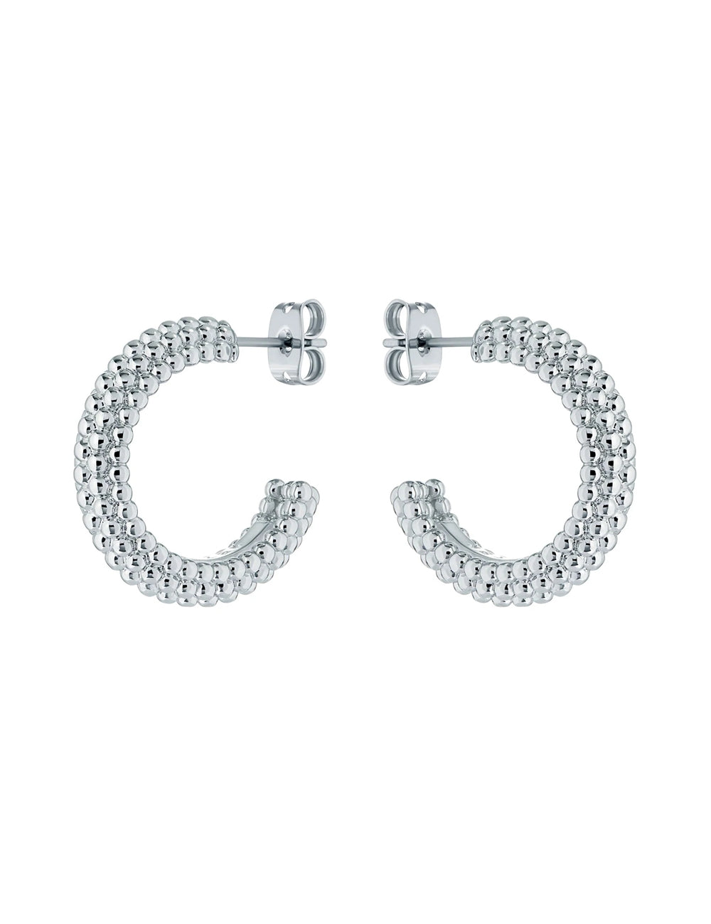 Ted Baker Silver Dotetta Dotty Hoop Earrings