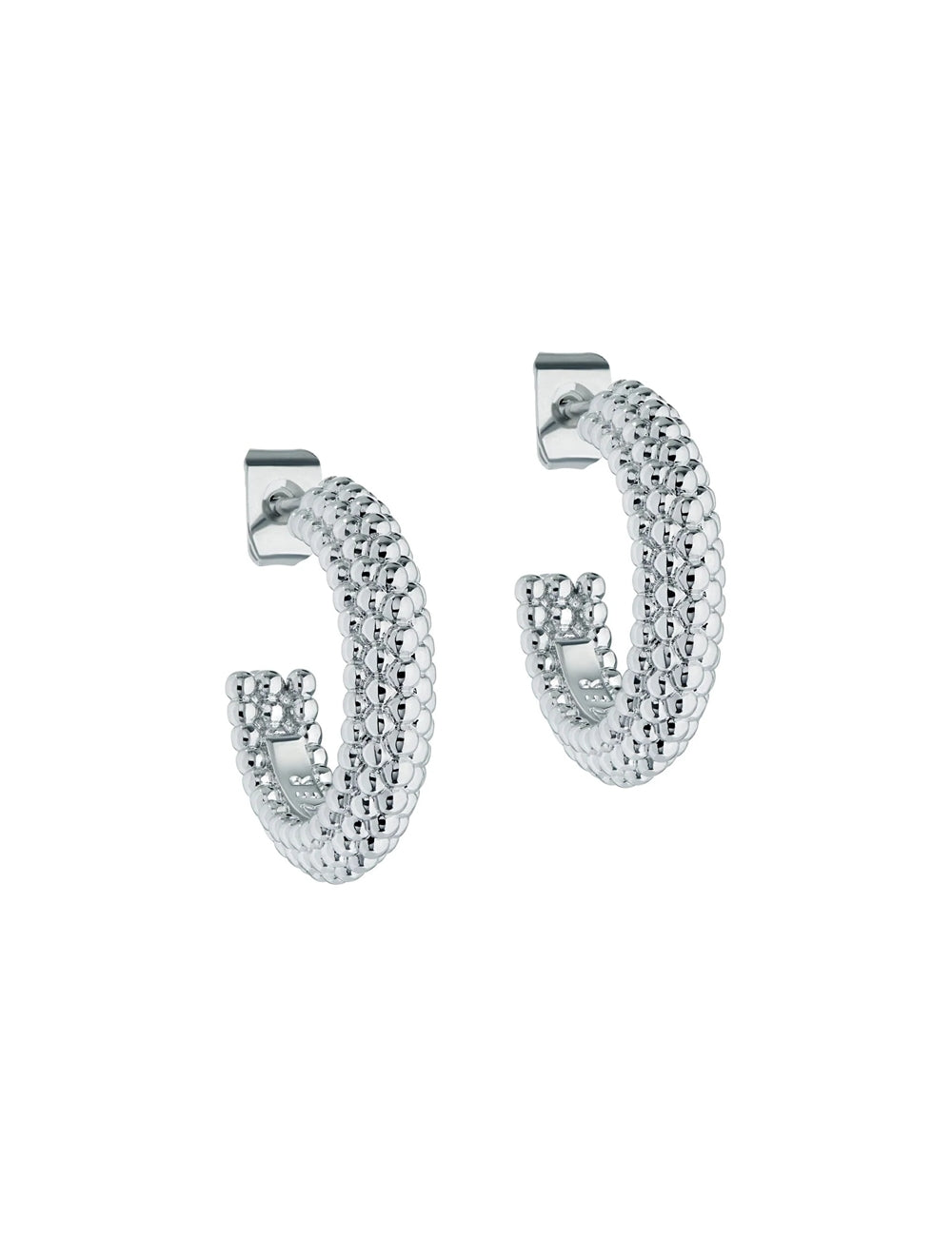 Ted Baker Silver Dotetta Dotty Hoop Earrings