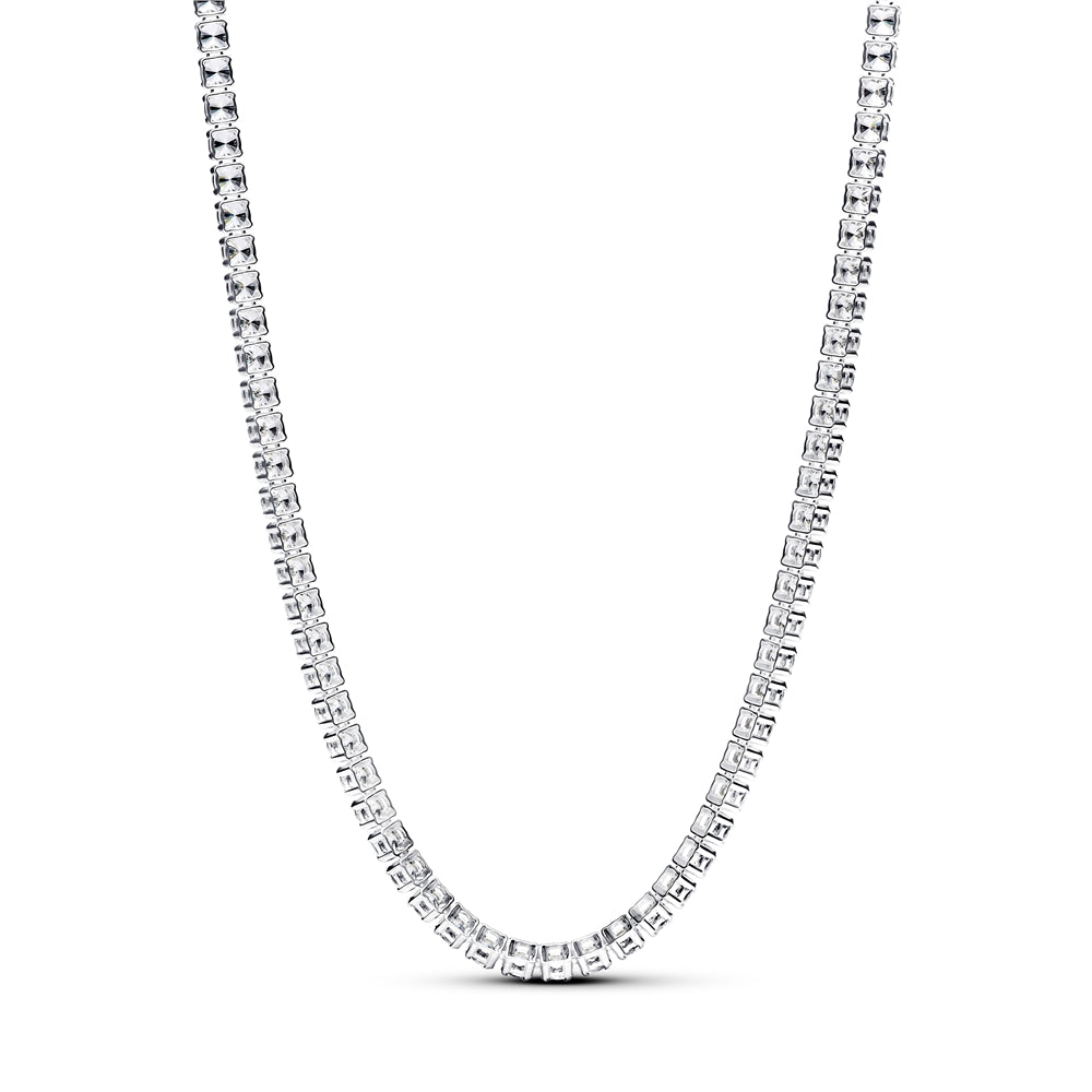 Pandora Silver Tennis Choker Necklace