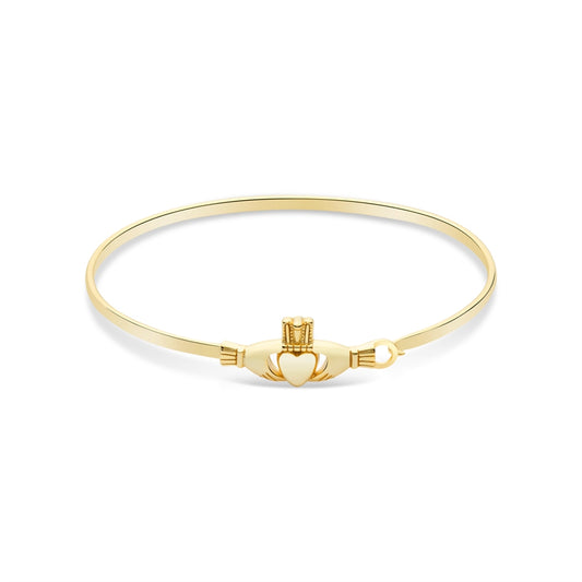 Argento Gold Claddagh Bangle