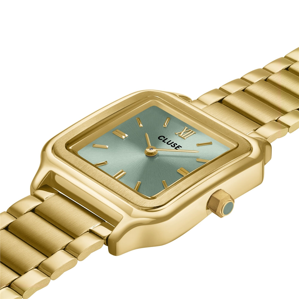 CLUSE Gold Gracieuse Square Sage Watch