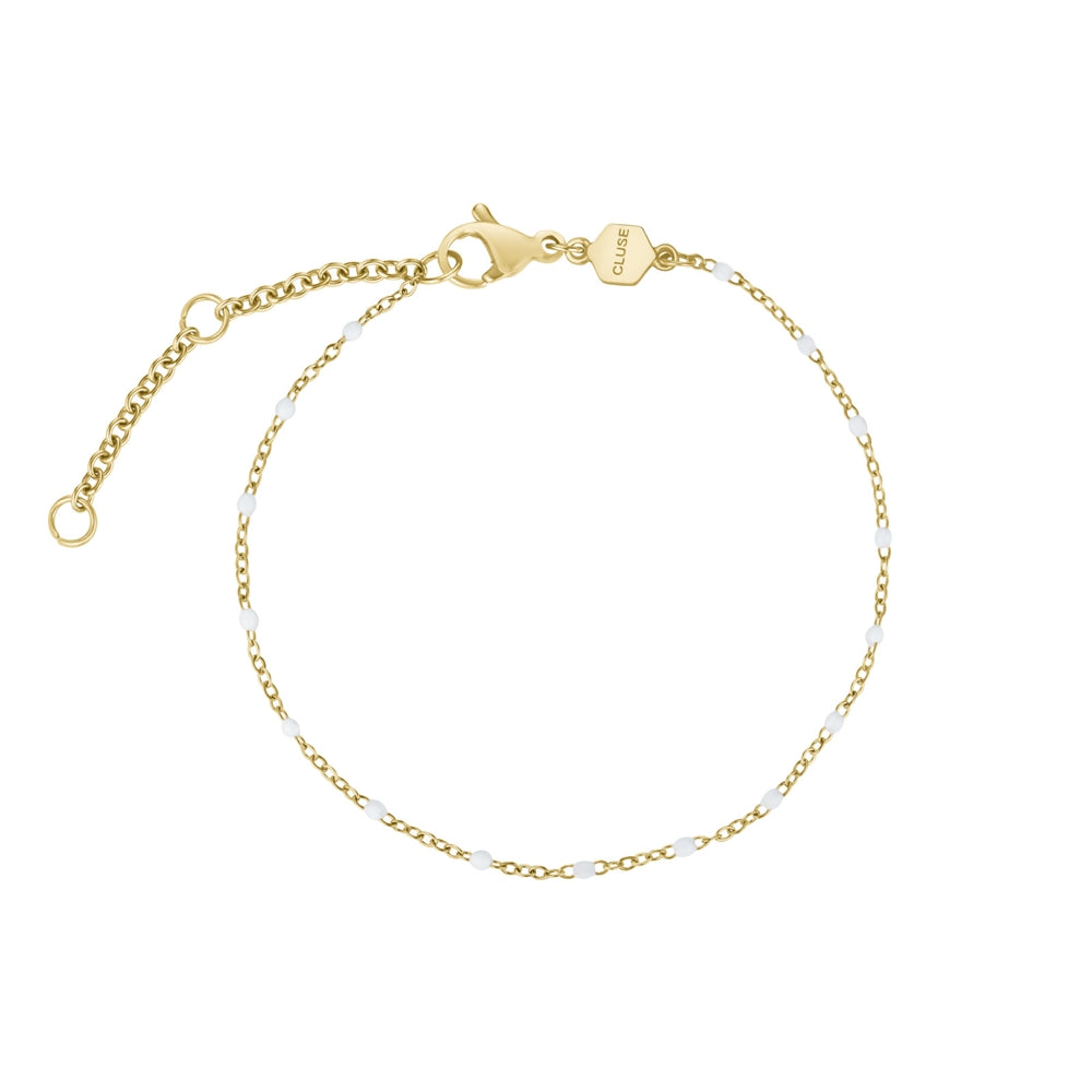 CLUSE Gold Gracieuse White Bracelet Giftbox