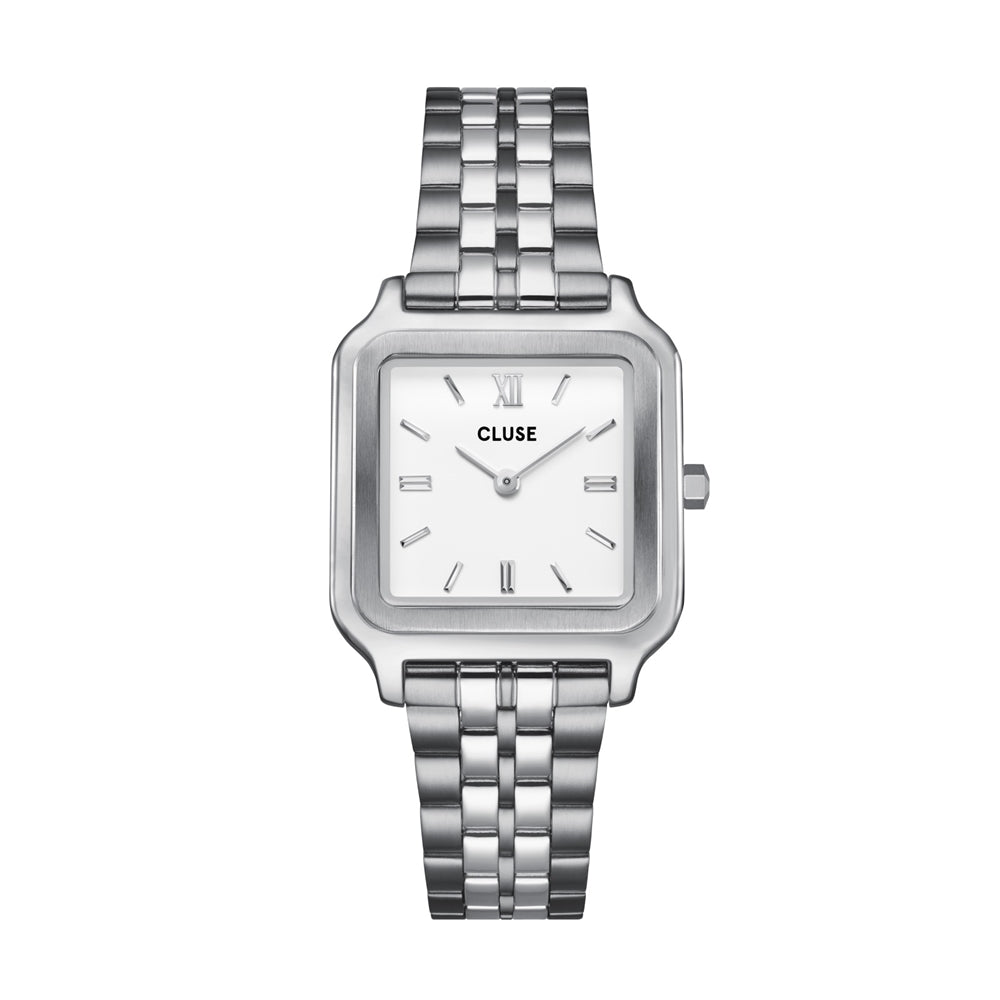 CLUSE Silver Gracieuse White Tennis Bracelet Giftbox