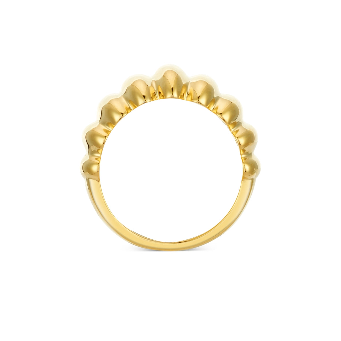 Argento Gold Chunky Dome Ring