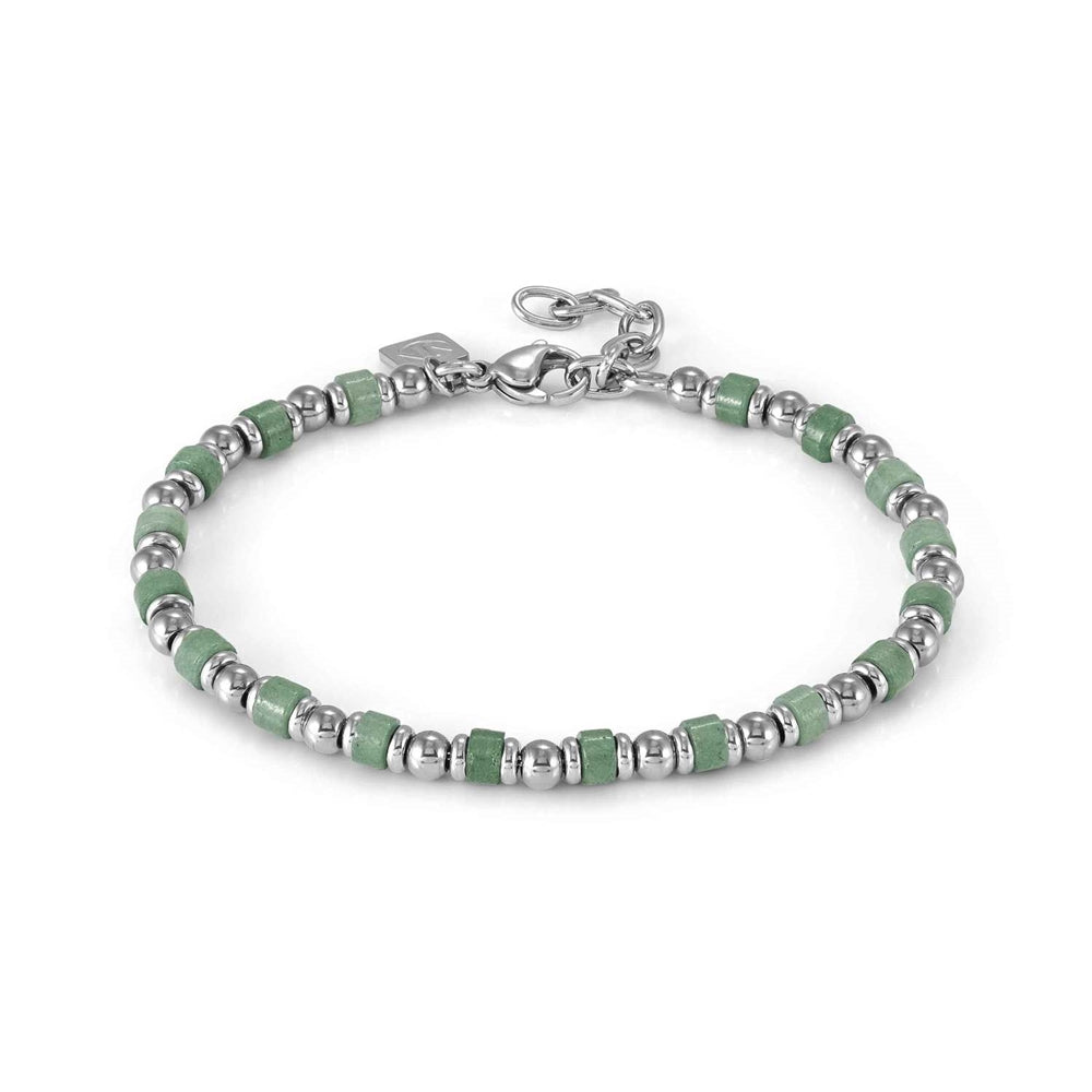 Nomination Instinct Style Sea Edition Green Aventurine Beaded Bracelet