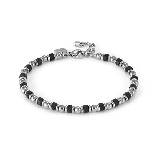Nomination Instinct Style Sea Edition Lava Stone Beaded Bracelet