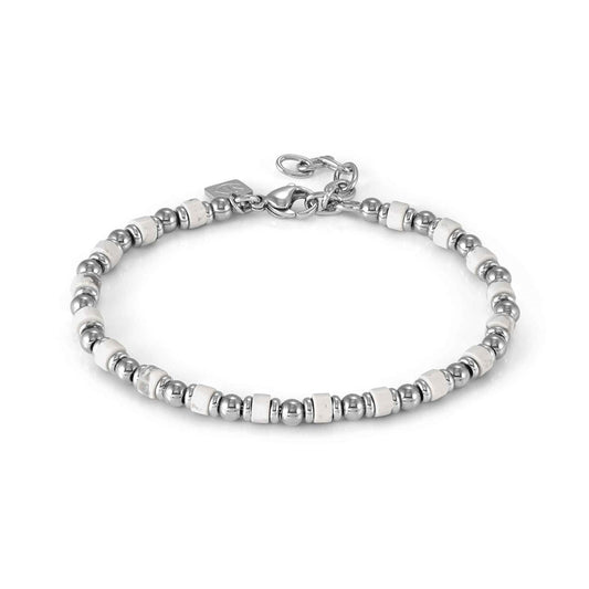 Nomination Instinct Style Sea Edition White Turquoise Beaded Bracelet