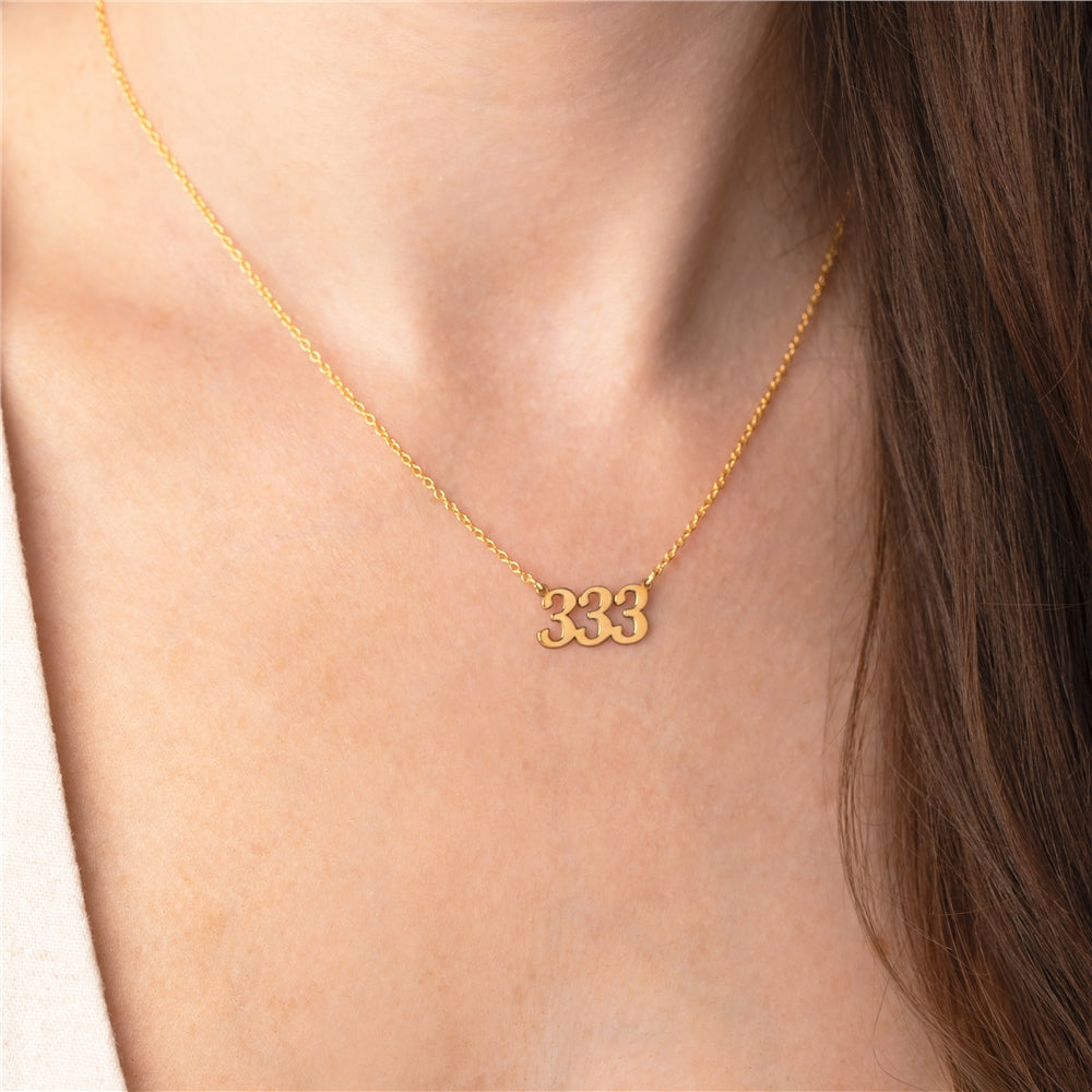 Argento Angel Number 111 Intuition Necklace