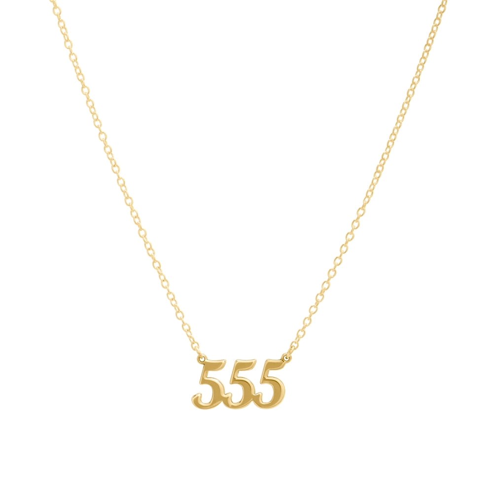 Argento Angel Number 555 Change Necklace