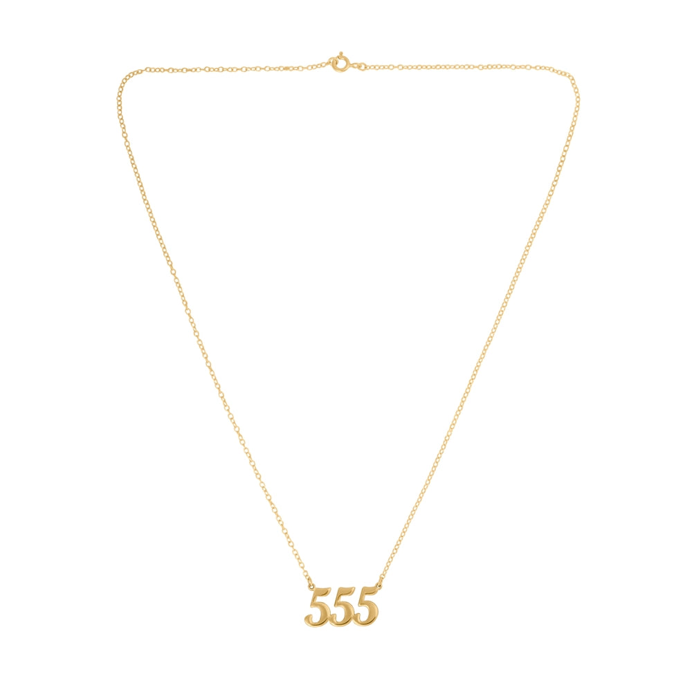 Argento Angel Number 555 Change Necklace