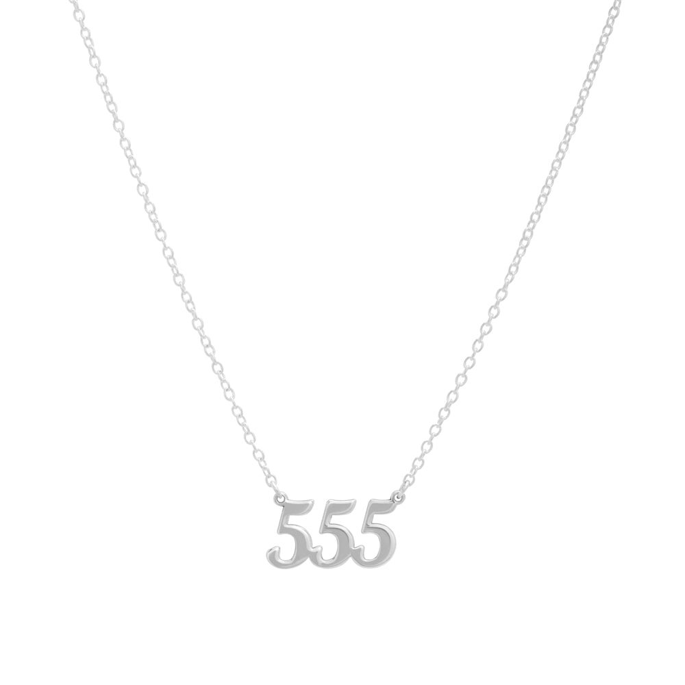 Argento Angel Number 555 Change Necklace