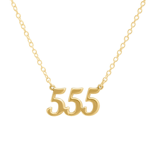 Argento Angel Number 555 Change Necklace