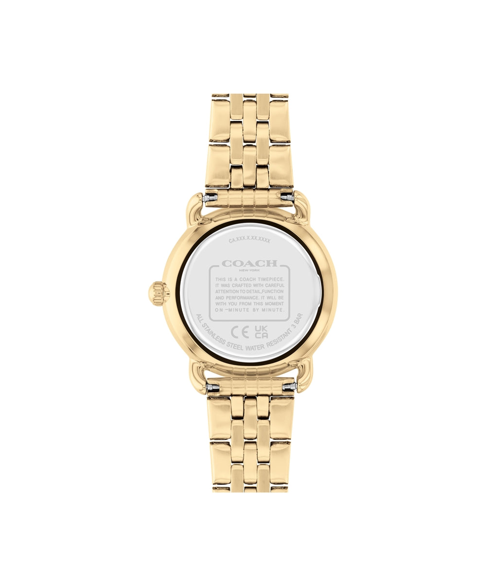 Coach Gold Black Elliot Metal Watch
