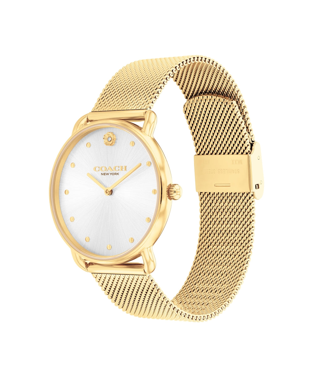 Coach Gold Elliot Mesh Watch