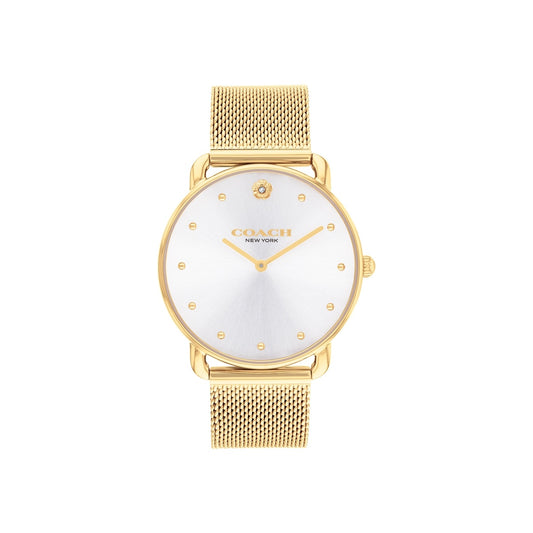 Coach Gold Elliot Mesh Watch