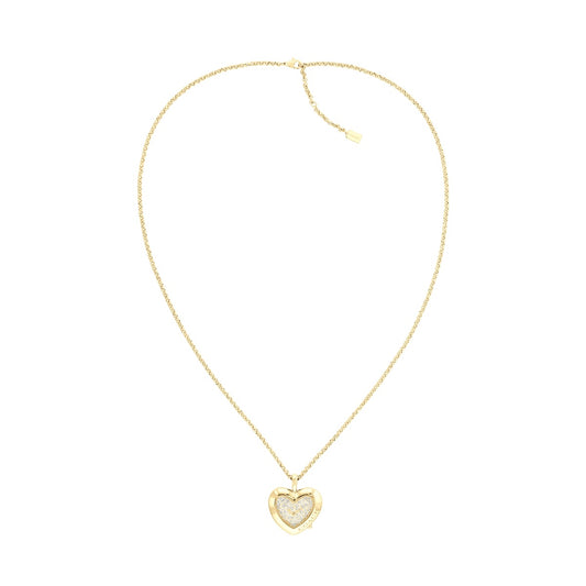 Coach Gold Heart Necklace Watch