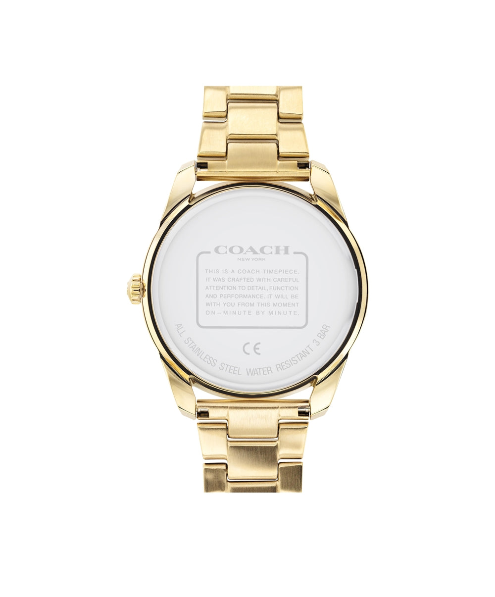 Coach Gold Preston Rainbow Sparkle Watch