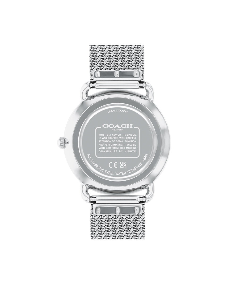 Coach Silver Elliot Mesh Watch