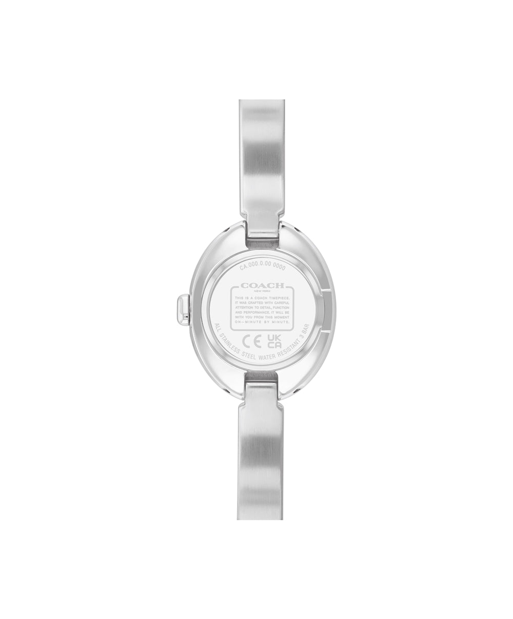 Coach Silver Sammy Oval Bangle Watch