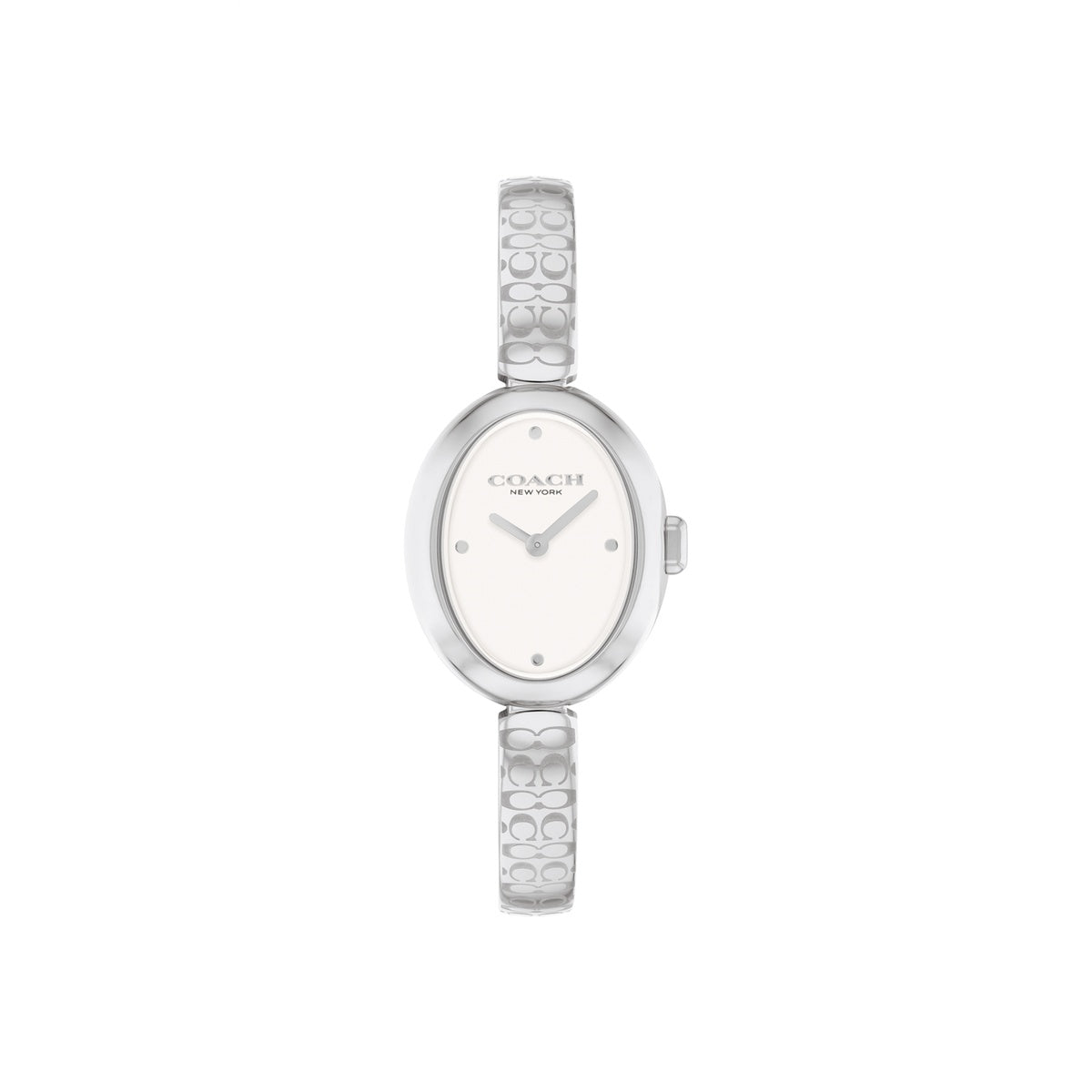 Coach Silver Sammy Oval Bangle Watch