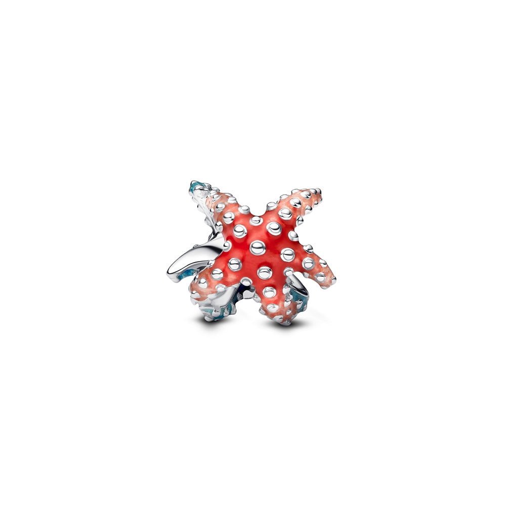 Pandora Silver Colourful Starfish Mini Charm