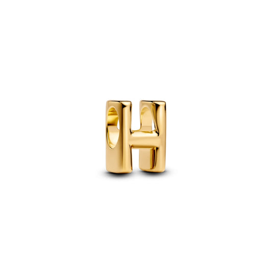 Pandora Gold Letter H Alphabet Charm